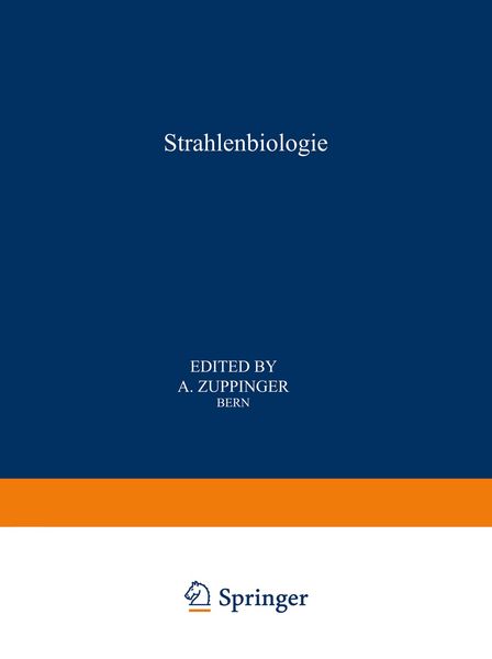 Produktbild: Strahlenbiologie / Radiation Biology