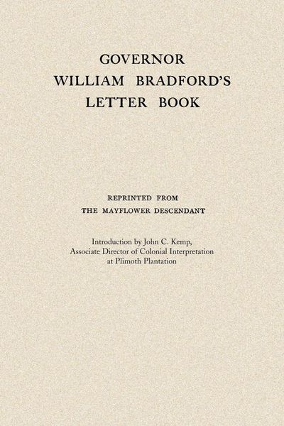Produktbild: Governor William Bradford's Letter Book