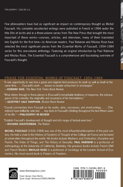 Produktbild: The Essential Foucault