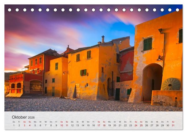 Produktbild: Varigotti - K&uuml;stensch&ouml;nheit Liguriens (Tischkalender 2026 DIN A5 quer), CALVENDO Monatskalender