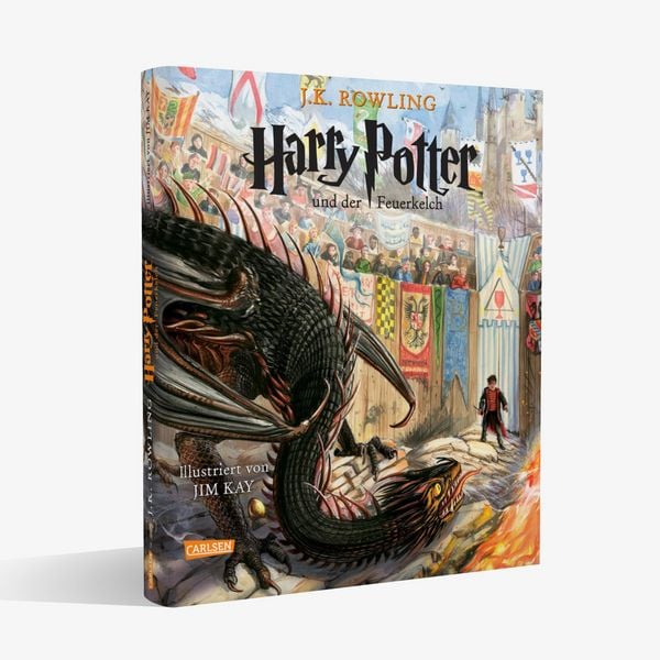 Produktbild: Harry Potter und der Feuerkelch (farbig illustrierte Schmuckausgabe)