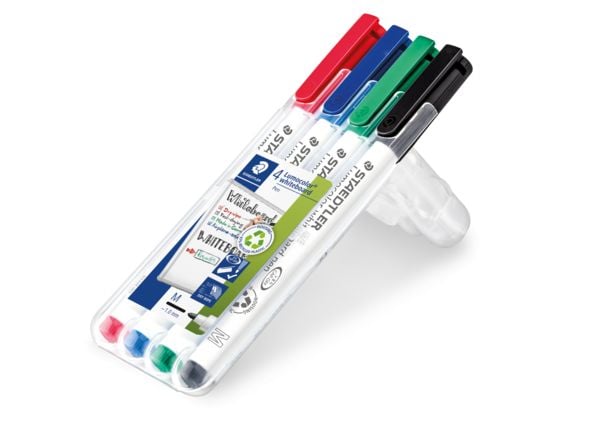 Produktbild: STAEDTLER Whiteboard-Marker Lumocolor whiteboard pen 301, 4er Set