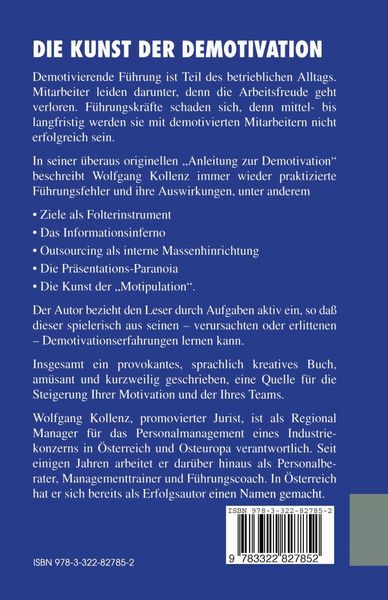 Produktbild: Die Kunst der Demotivation