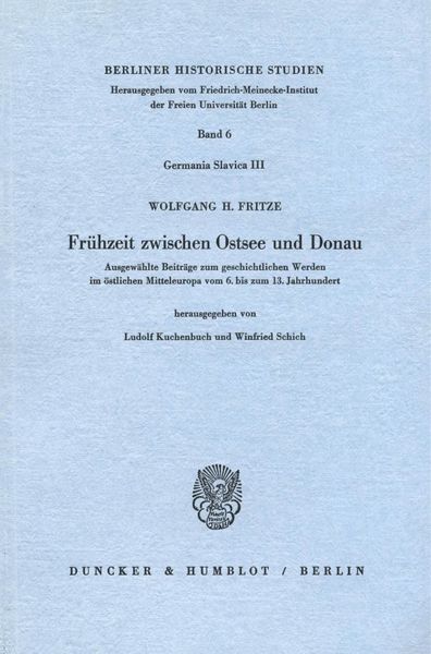 Produktbild: Fr&uuml;hzeit zwischen Ostsee und Donau.