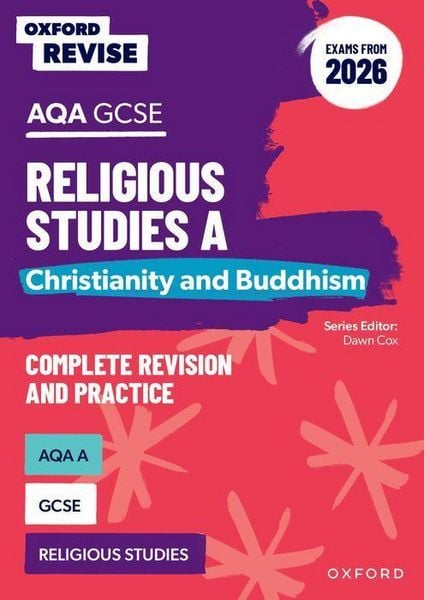 Produktbild: Oxford Revise: AQA GCSE Religious Studies A: Christianity and Buddhism (Exams from 2026)