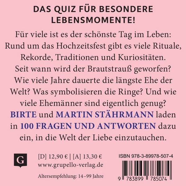 Produktbild: Hochzeit. Das Quiz