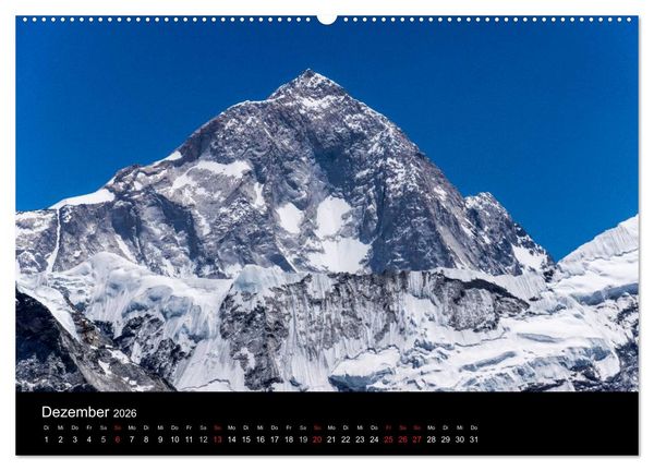 Produktbild: Everest-Nationalpark (hochwertiger Premium Wandkalender 2026 DIN A2 quer), Kunstdruck in Hochglanz