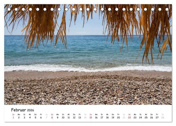 Produktbild: Samos - Griechenlands gr&uuml;ne Insel (Tischkalender 2026 DIN A5 quer), CALVENDO Monatskalender