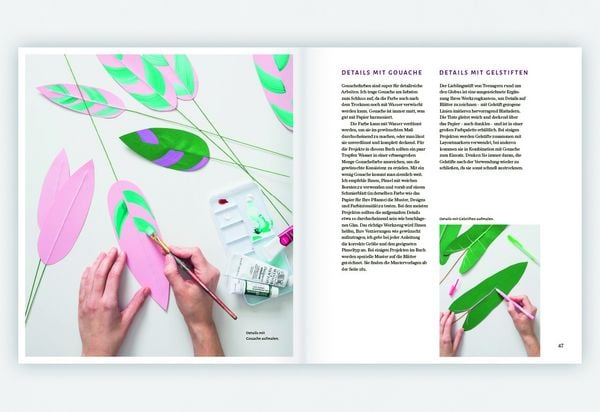 Produktbild: Zimmerpflanzen aus der Papierwerkstatt