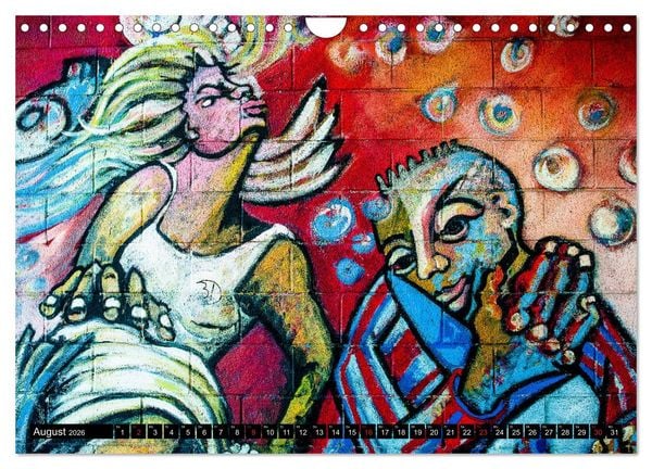 Produktbild: Street art D&uuml;sseldorf Michael Jaster (Wandkalender 2026 DIN A4 quer), CALVENDO Monatskalender