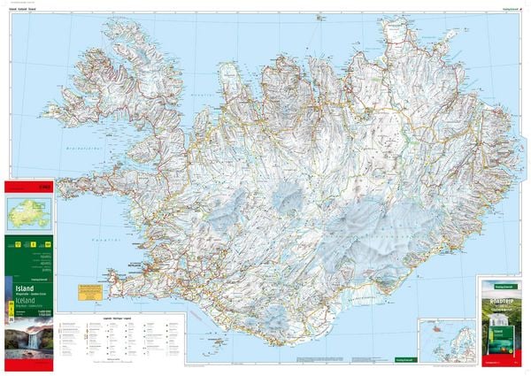 Produktbild: Freytag & berndt Stra&szlig;enkarte Island 1:400.000