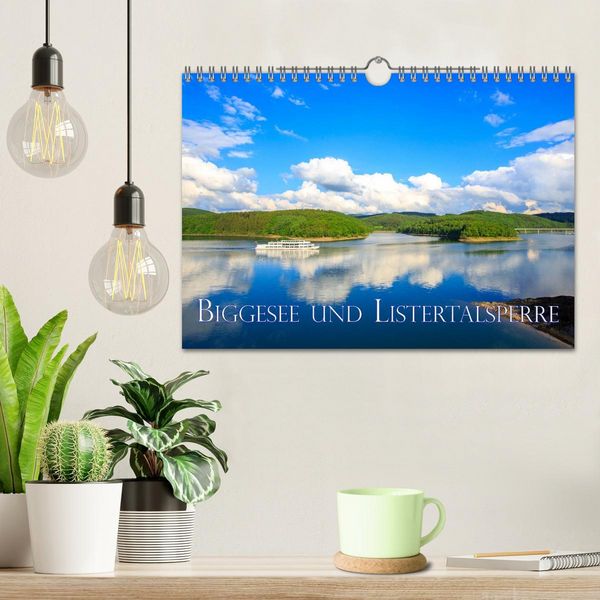 Produktbild: Biggesee und Listertalsperre (Wandkalender 2026 DIN A4 quer), CALVENDO Monatskalender