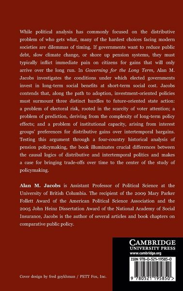 Produktbild: Governing for the Long Term