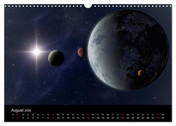 Produktbild: Ferne Welten (Wandkalender 2026 DIN A3 quer), CALVENDO Monatskalender