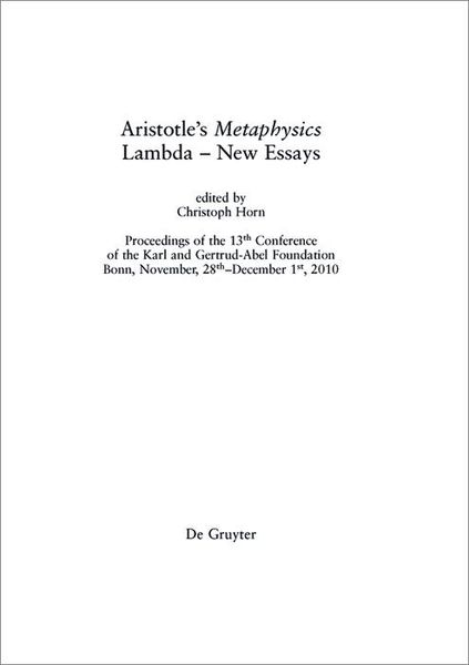 Produktbild: Aristotle's "Metaphysics" Lambda - New Essays