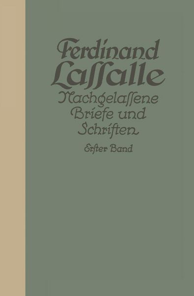 Produktbild: Briefe von und an Lassalle bis 1848