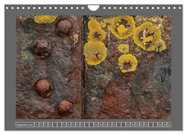 Produktbild: Rost - &Auml;sthetik der Verg&auml;nglichkeit (Wandkalender 2026 DIN A4 quer), CALVENDO Monatskalender