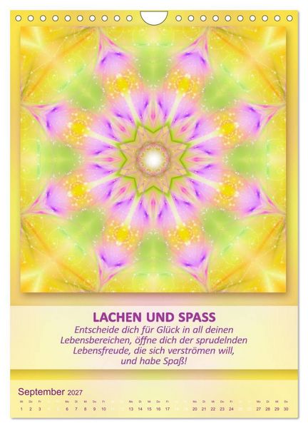 Produktbild: Light Energy Mandalas - Kalender - Vol. 2 (Wandkalender 2027 DIN A4 hoch), CALVENDO Monatskalender