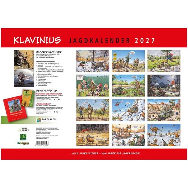 Produktbild: DJZ Edition: Haralds Klavinius Jagdkalender 2027