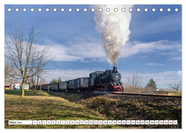 Produktbild: Mansfelder Bergwerksbahn (Tischkalender 2026 DIN A5 quer), CALVENDO Monatskalender
