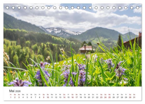 Produktbild: Naturwunder Berge (Tischkalender 2026 DIN A5 quer), CALVENDO Monatskalender