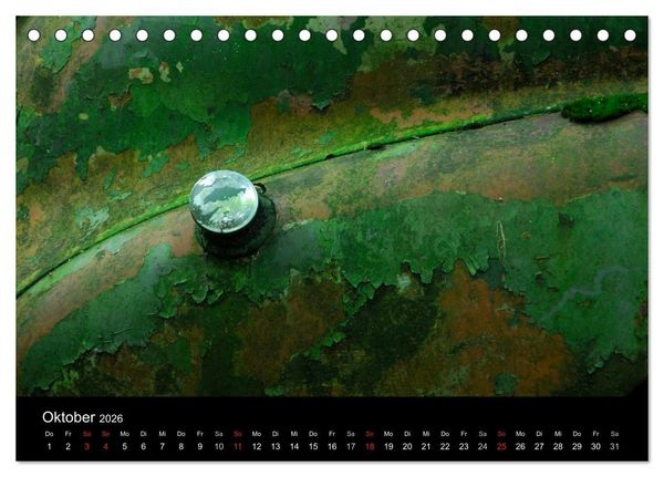 Produktbild: ROSTLAUBEN Die sch&ouml;nsten Autowracks (Tischkalender 2026 DIN A5 quer), CALVENDO Monatskalender