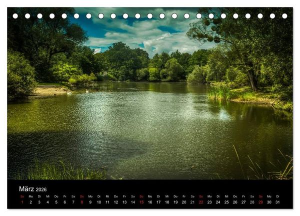 Produktbild: Dessau - Kulturlandschaft (Tischkalender 2026 DIN A5 quer), CALVENDO Monatskalender