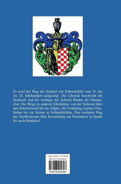 Produktbild: Chronik der Familie Schmid von Schmidsfeld