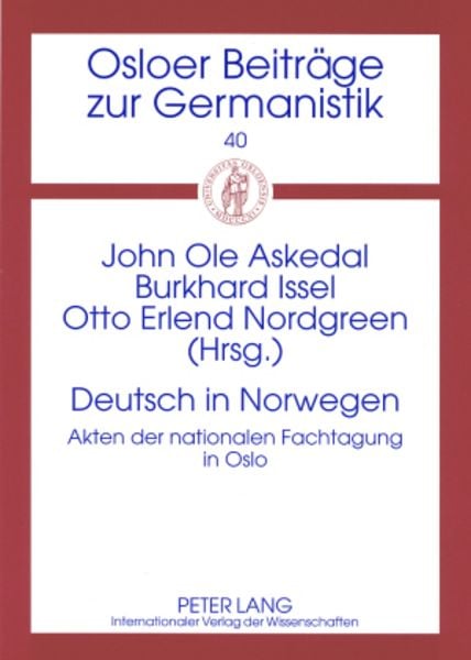 Deutsch in Norwegen, Taschenbuch von , Peter Lang GmbH, Internationaler Verlag der Wissenschaften, 9783631569863