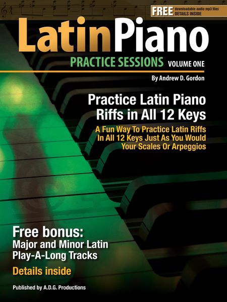 Produktbild: Latin Piano Practice Sessions Volume 1 In All 12 Keys