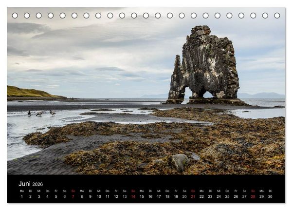 Produktbild: Faszination Island (Tischkalender 2026 DIN A5 quer), CALVENDO Monatskalender