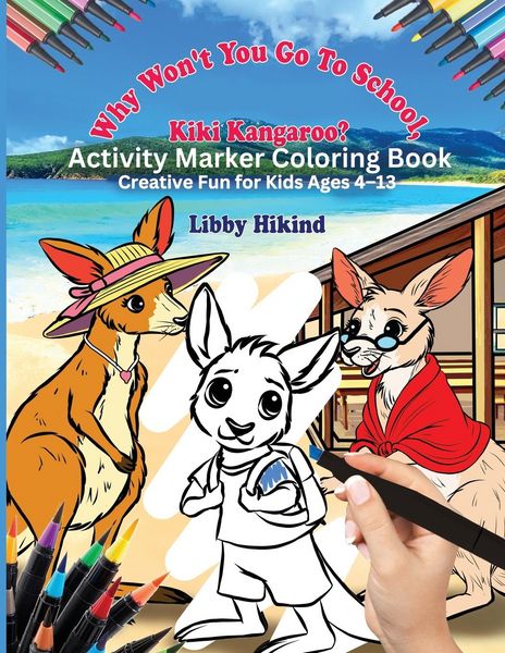 Produktbild: Kiki Kangaroo Activity Marker Coloring Book