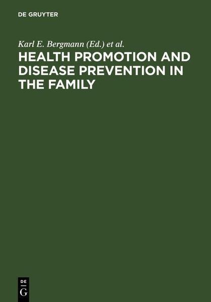 Produktbild: Health Promotion and Disease Prevention in the Family