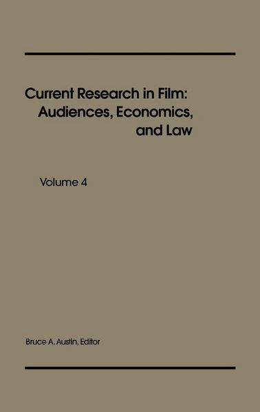 Produktbild: Current Research in Film