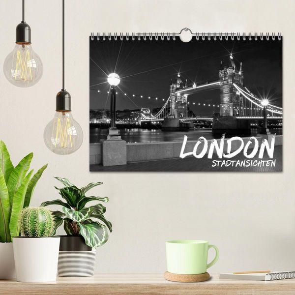 Produktbild: LONDON Stadtansichten (Wandkalender 2026 DIN A4 quer), CALVENDO Monatskalender