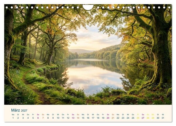 Produktbild: Geografie der Seele - Gef&uuml;hle als Landschaften (Wandkalender 2027 DIN A4 quer), CALVENDO Monatskalender