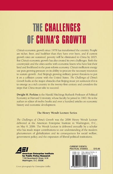 Produktbild: The Challenges of China's Growth
