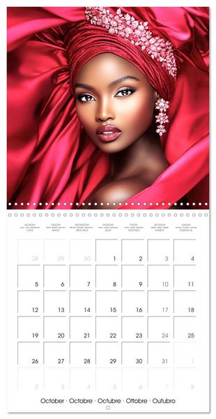 Produktbild: African Touch (Wall Calendar 2026 12 &times; 12 Inch) CALVENDO 12 Month Wall Calendar