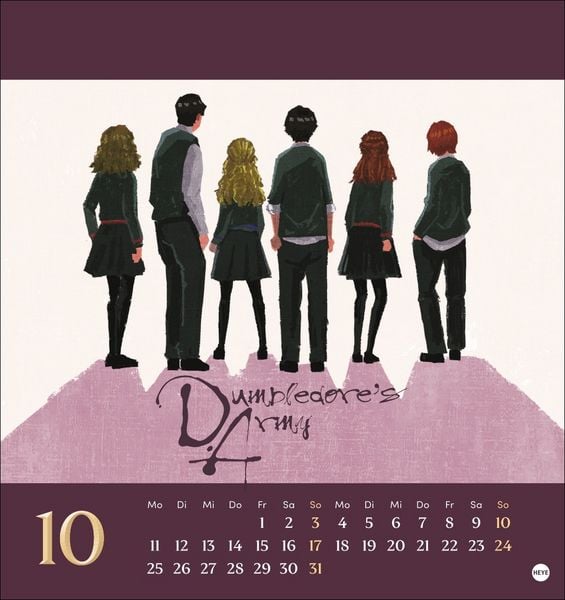 Produktbild: Harry Potter Postkartenkalender 2027