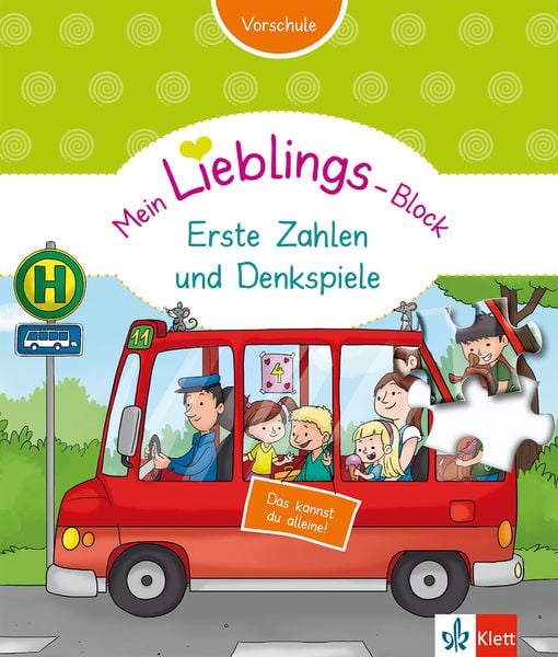 Produktbild: Klett Mein Lieblings-Block Erste Zahlen und Denkspiele