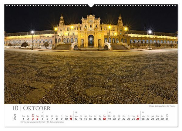 Produktbild: Sevilla - Die Wiege des Flamenco (hochwertiger Premium Wandkalender 2026 DIN A2 quer), Kunstdruck in Hochglanz