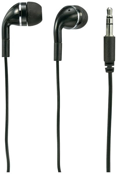 Produktbild: Renkforce In Ear Kopfh&ouml;rer kabelgebunden Schwarz