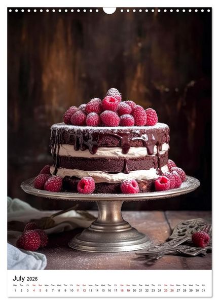 Produktbild: Yummy Bakes (Wall Calendar 2026 DIN A3 portrait), CALVENDO 12 Month Wall Calendar
