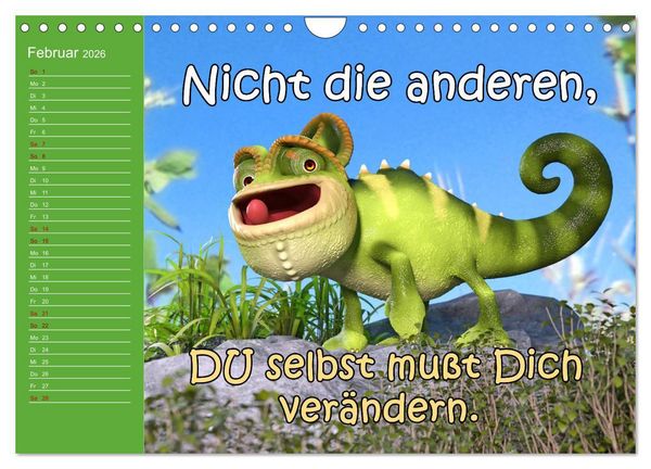 Produktbild: Tierische Toons (Wandkalender 2026 DIN A4 quer), CALVENDO Monatskalender