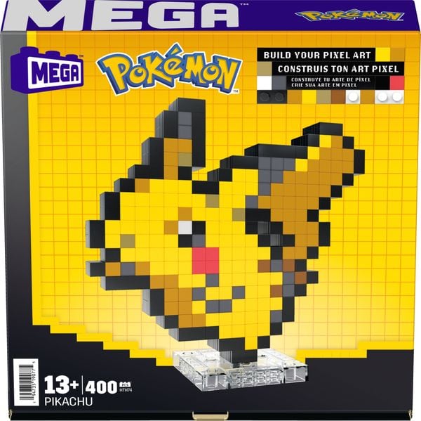 Mega - Pokemon Pikachu Pixel Art