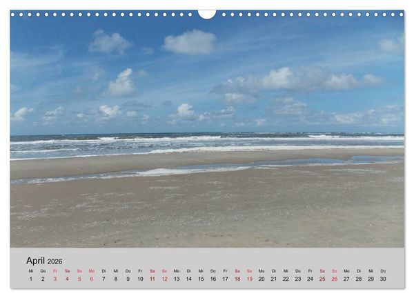 Produktbild: Blicke hinaus aufs Meer (Wandkalender 2026 DIN A3 quer), CALVENDO Monatskalender