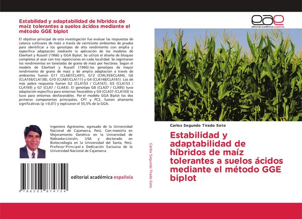 Produktbild: Estabilidad y adaptabilidad de h&iacute;bridos de ma&iacute;z tolerantes a suelos &aacute;cidos mediante el m&eacute;todo GGE biplot