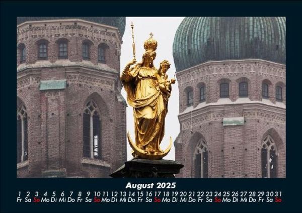 Produktbild: M&uuml;nchen 2025 Fotokalender DIN A5