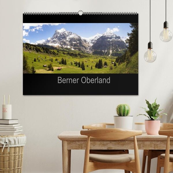 'Berner Oberland (Wandkalender 2025 DIN A2 quer), CALVENDO