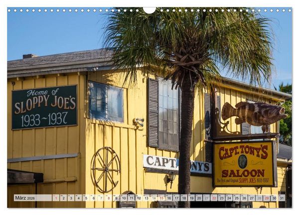 Produktbild: FLORIDA KEYS UND KEY WEST Malerische Reiseroute (Wandkalender 2026 DIN A3 quer), CALVENDO Monatskalender